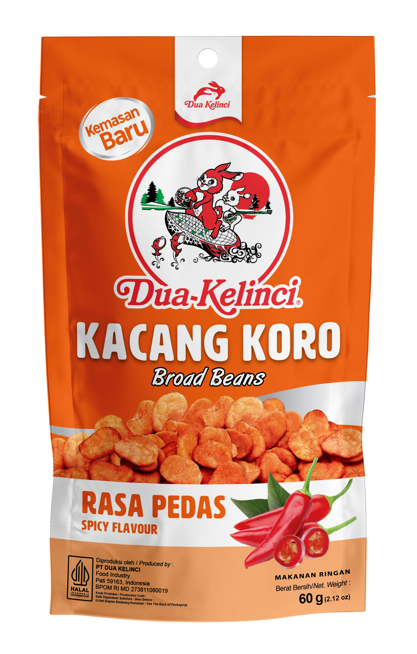 Dua Kelinci Kacang Koro Pedas